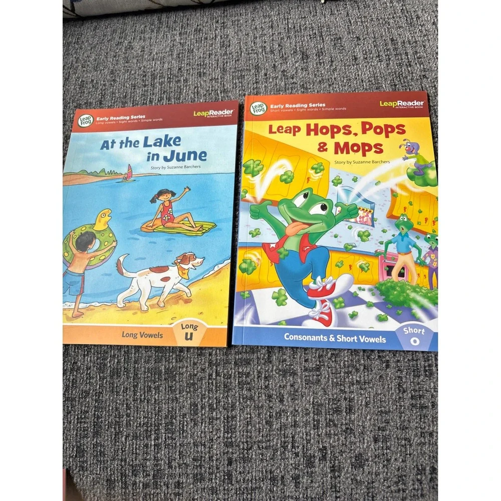 LeapFrog LeapReader Early Reading Series Phonics Book Set 10 Books Vowels Sight